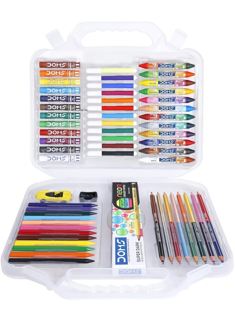 دومس مجموعة أدوات الرسم والتلوين والإبداع الكاملة للأطفال من دومز آرت آبس إن إكس تي | مجموعة واحدة - Image 3